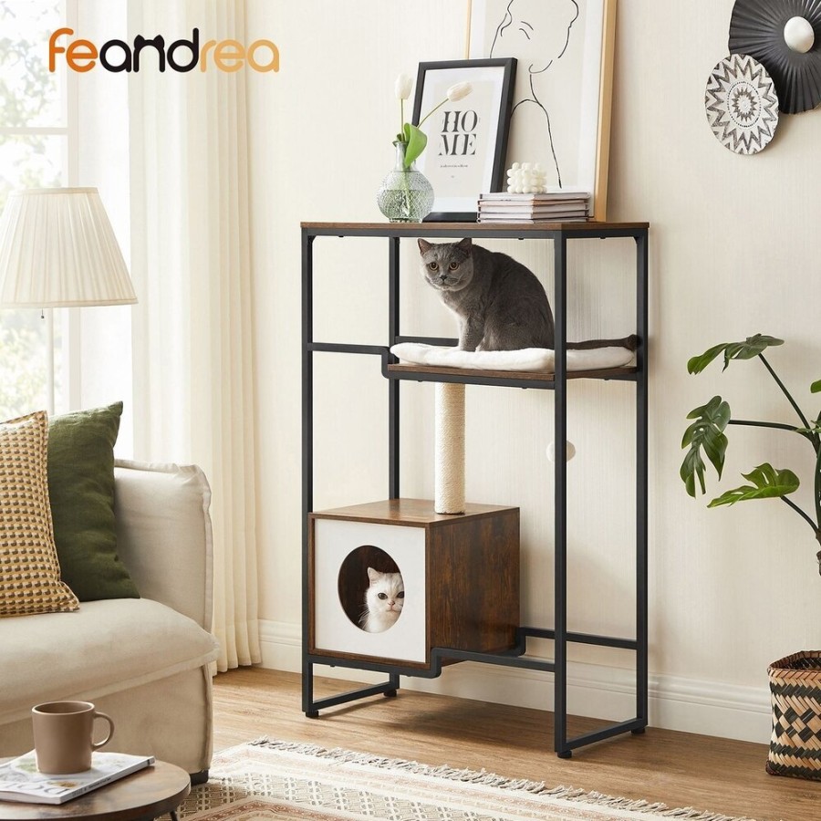 FEANDREA Feandrea Kratzbaum, Katzenbaum, 2-In-1-Katzenmobel New