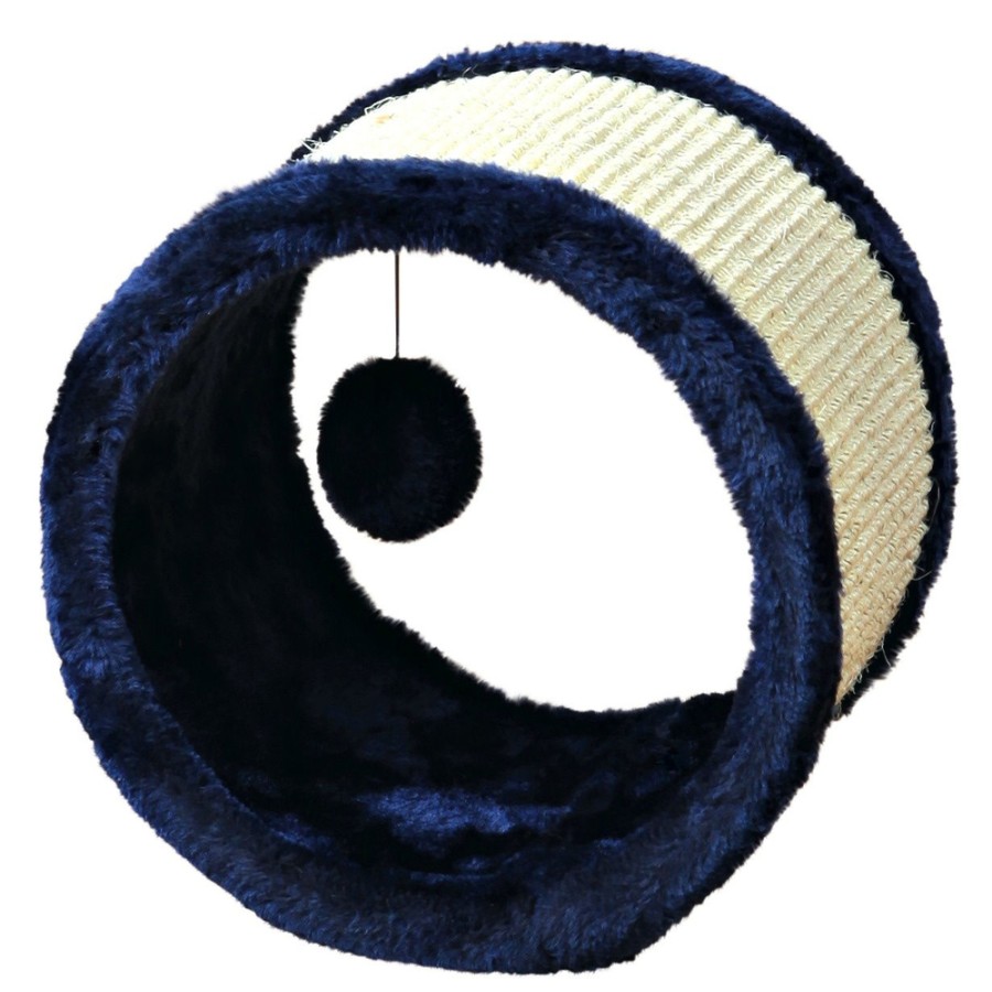 TRIXIE Trixie Sisal-Spielrolle Fur Katzen, O 23 20 Cm, Blau New