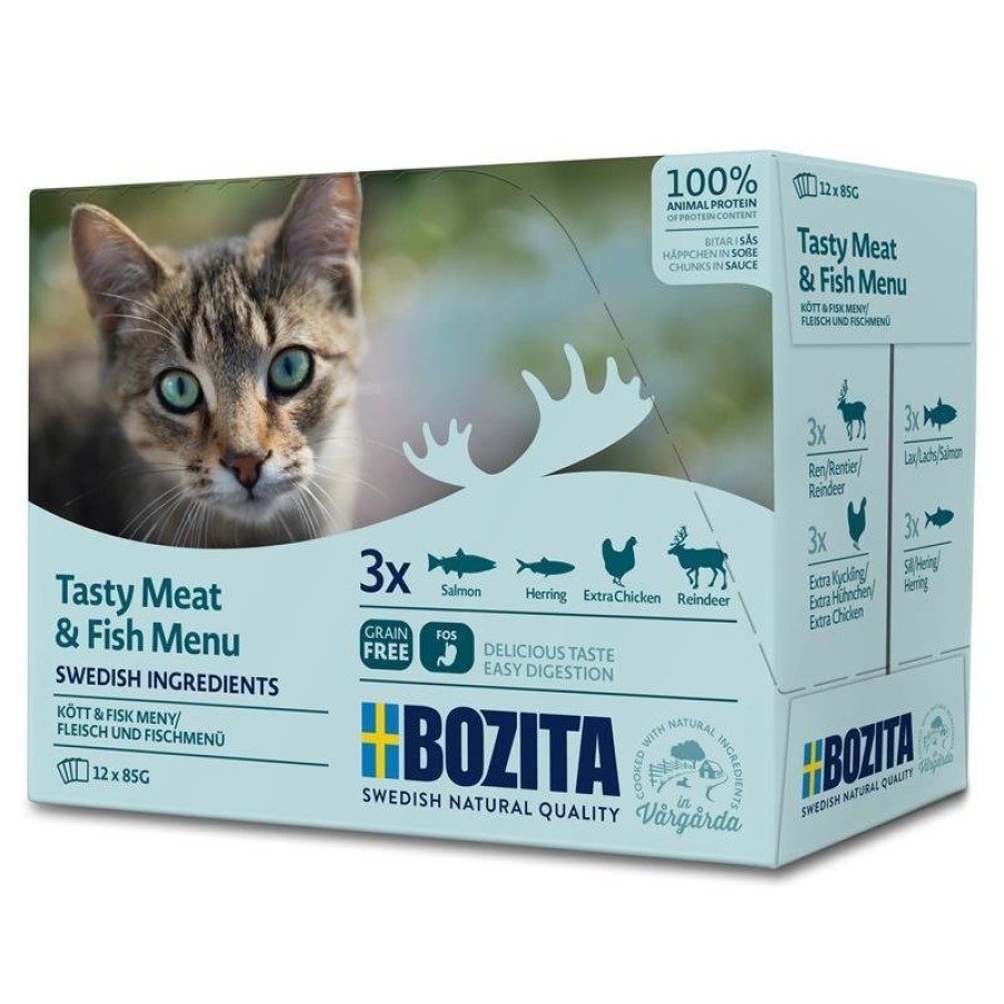 Bozita Bozita Katzenfutter Multibox Happchen In Sose Hot