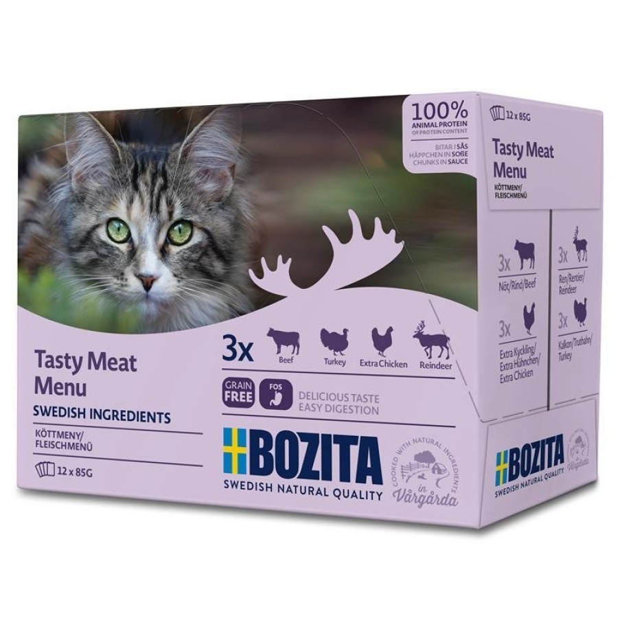 Bozita Bozita Katzenfutter Multibox Happchen In Sose Hot