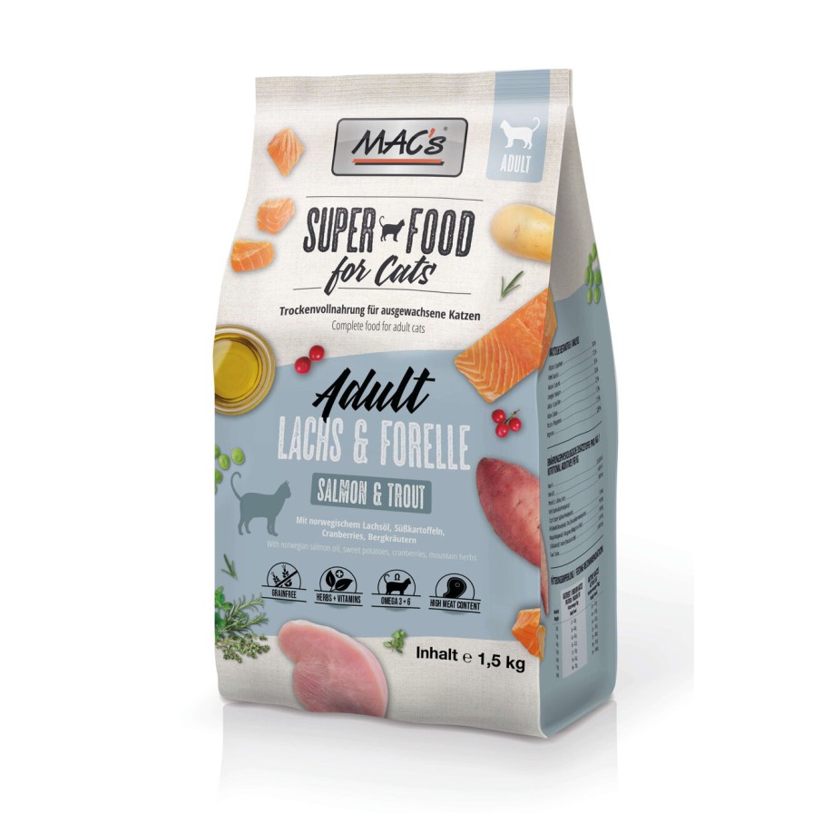 MACs Macs Cat Adult Lachs & Forelle Katzenfutter Best