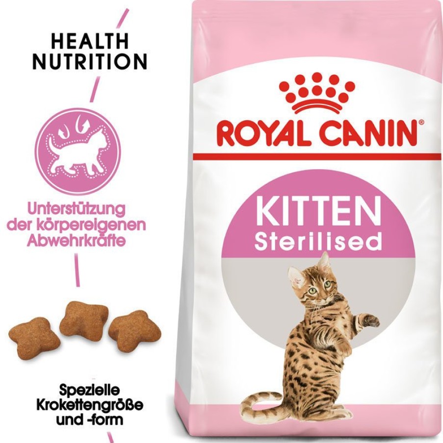 Royal Canin Royal Canin Kitten Sterilised Kittenfutter Fur Kastrierte Katzchen Clearance