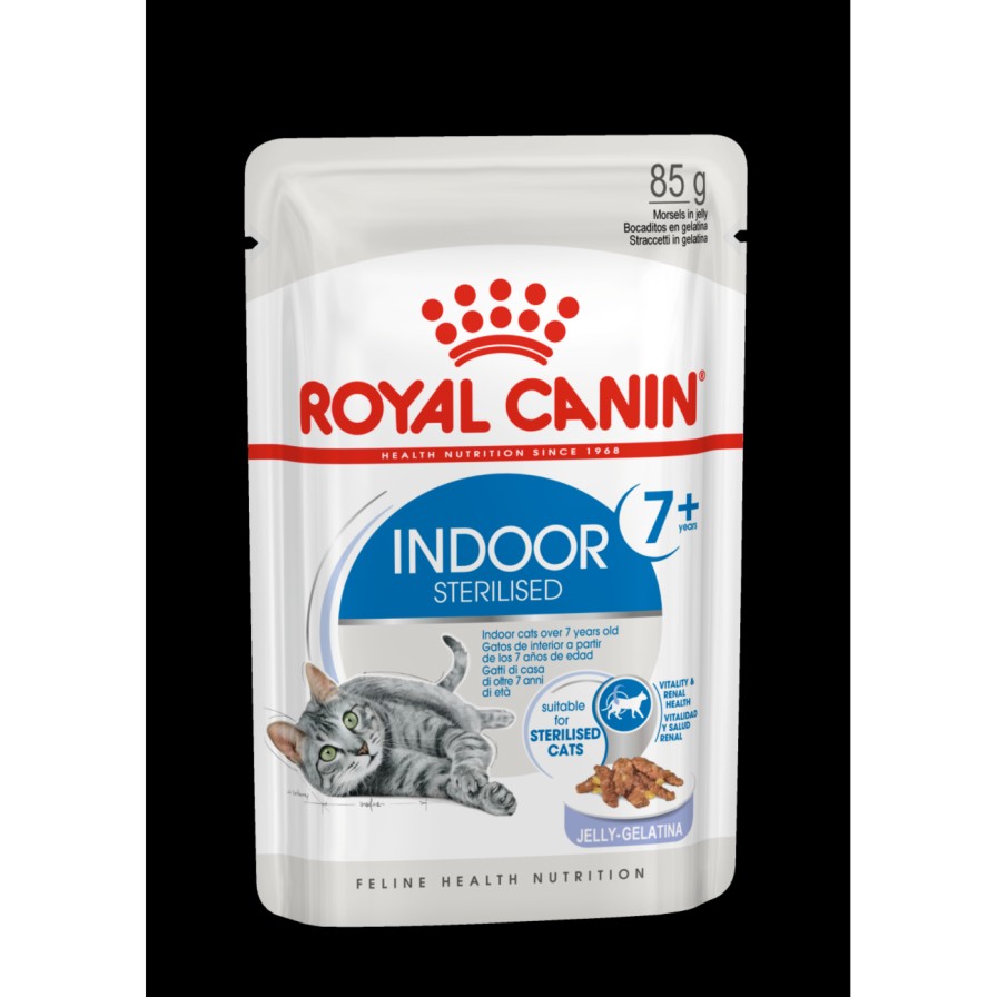 Royal Canin Royal Canin Indoor Sterilised Katzenfutter 7+ Nass In Gelee Und Sauce Wholesale