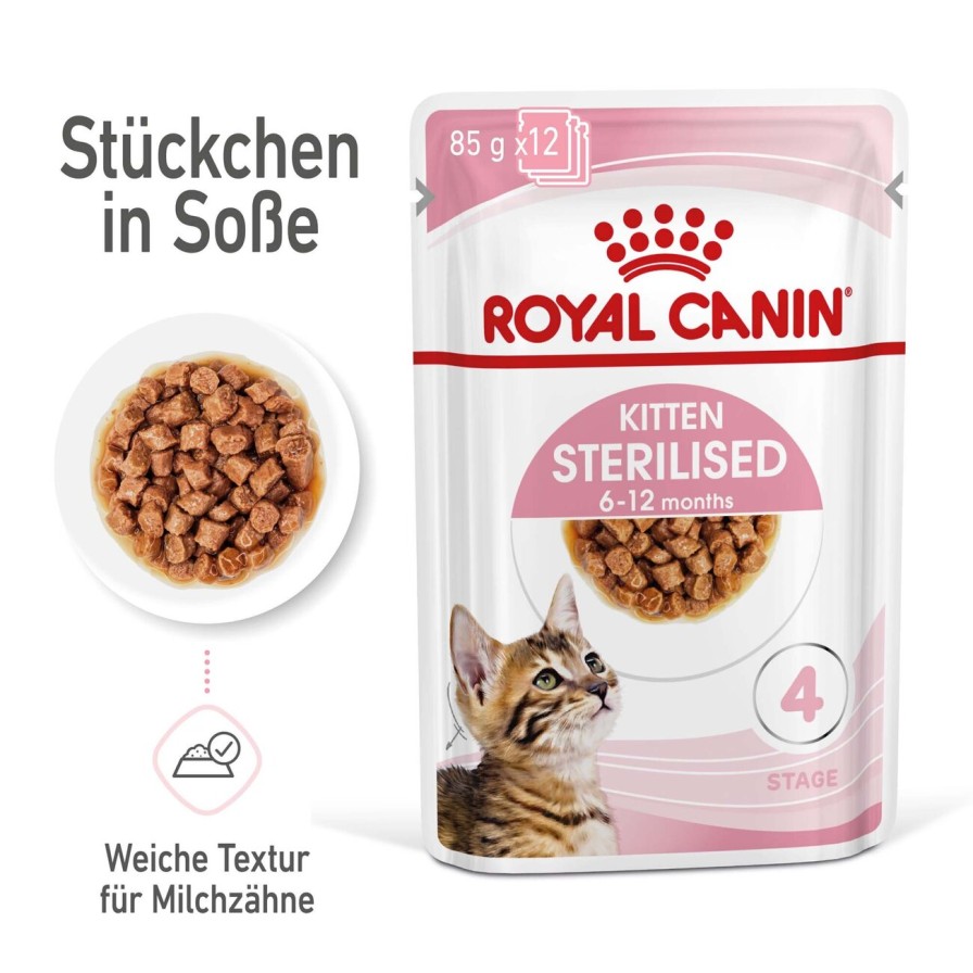 Royal Canin Royal Canin Kitten Sterilised Fur Kastrierte Katzchen New