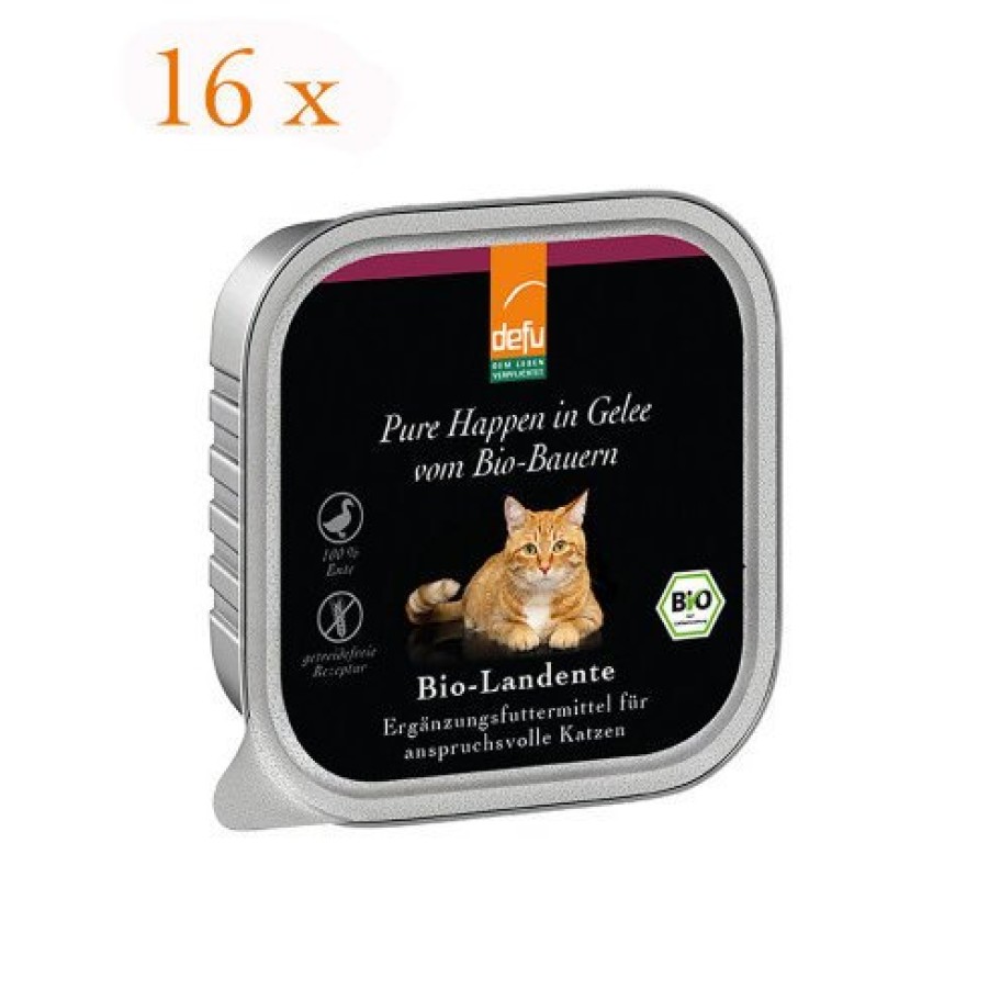 defu Defu Katzenfutter Bio-Landente - Pure Happen In Gelee New