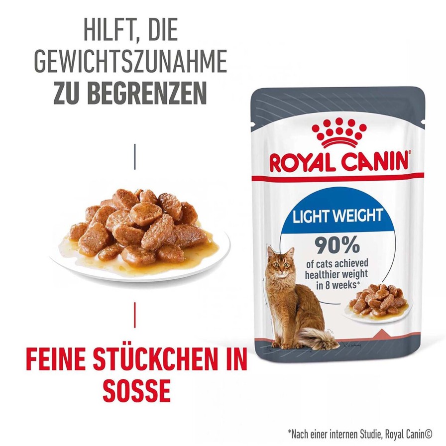 Royal Canin Royal Canin Light Weight Care Nassfutter Fur Ubergewichtige Katzen Clearance