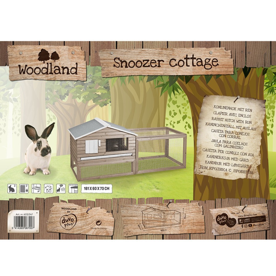 Duvo+ Duvo+ Woodland Kaninchenstall Snoozer Cottage Clearance