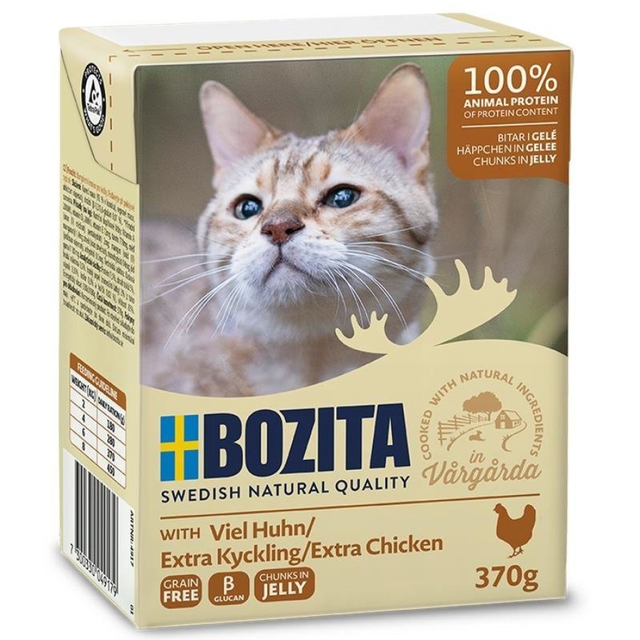 Bozita Bozita Katzenfutter Tetra Recart Happchen In Gelee New