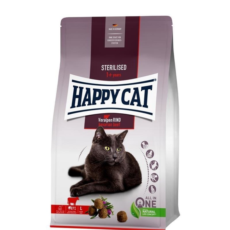 Happy Cat Happy Cat Sterilised Adult Voralpen Rind Clearance