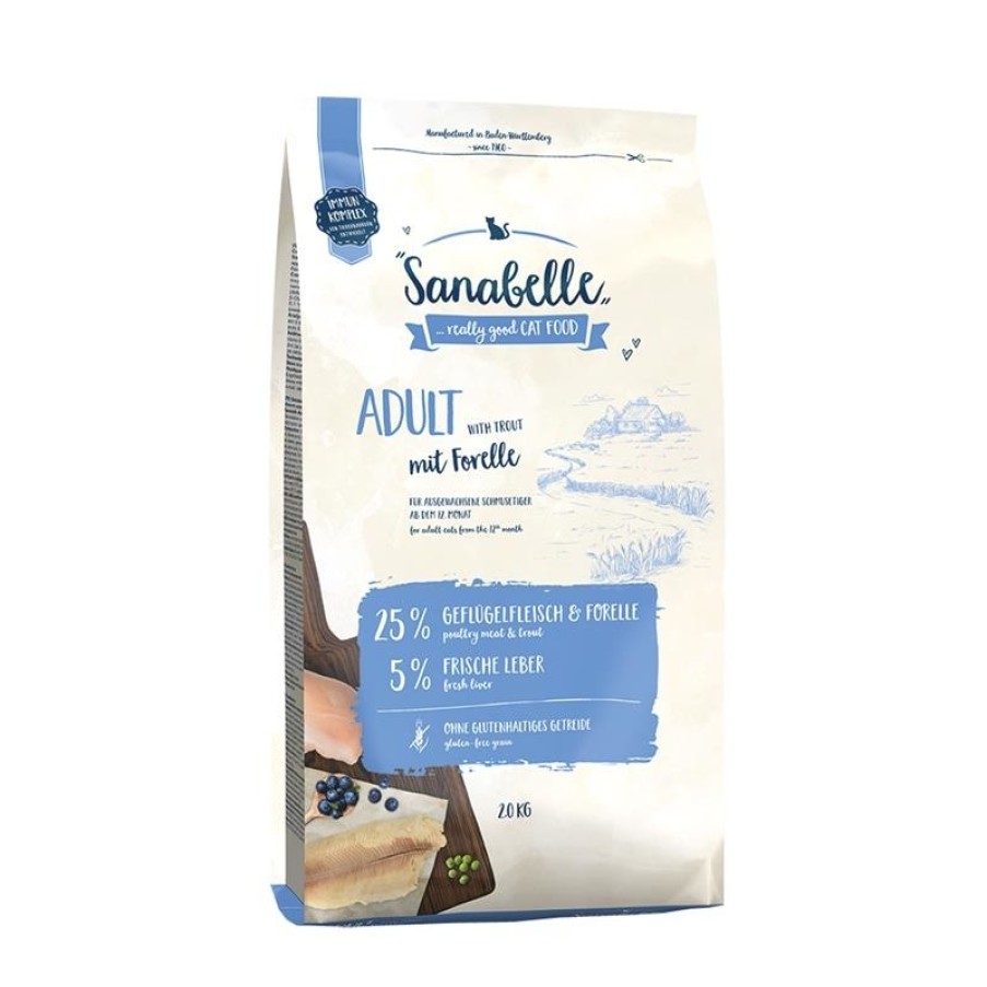 Sanabelle Sanabelle Adult Forelle Katzenfutter New